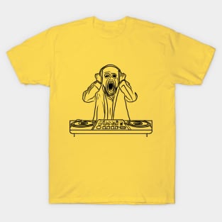 The Scream DJ | Oldschool Turntable Vinyl LP Vol 3 | Music T-Shirt